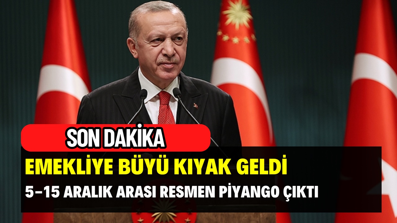 Emekliye büyük kıyak! 5-15 Aralık arası SSK ve Bağ-Kur emeklisine resmen piyango çıktı