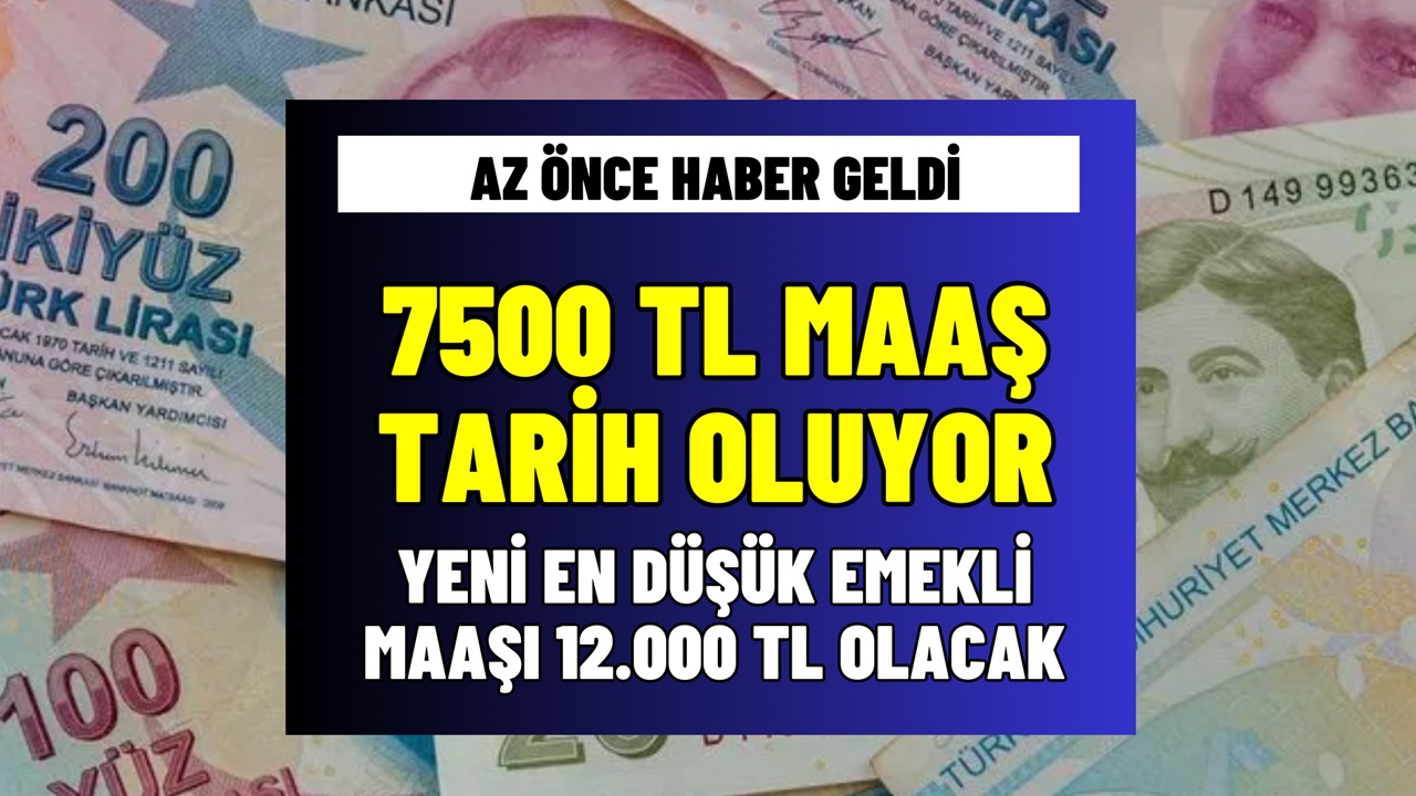 7500 TL emekli maaşı dönemi bitiyor! Asgari ücret seviyesine çekilecek