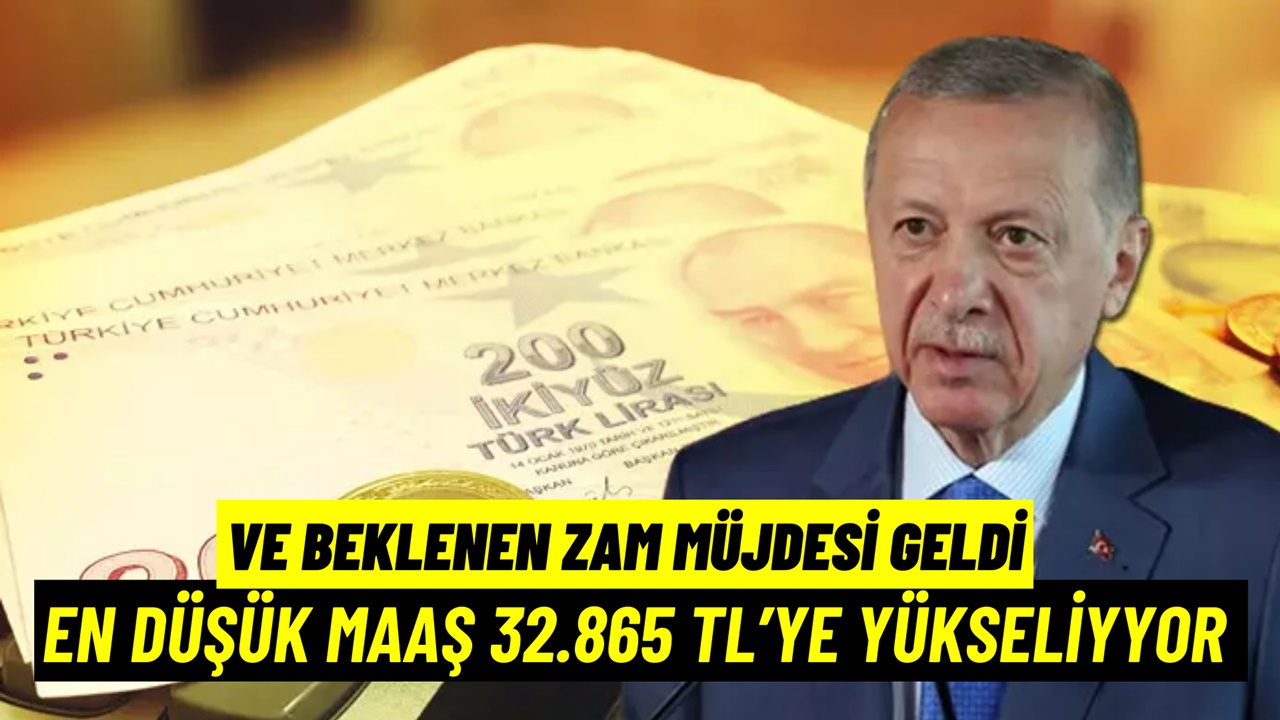 En düşük maaş 32.865 TL oluyor! Zam müjdesi geldi, kuruşu kuruşuna belli oldu