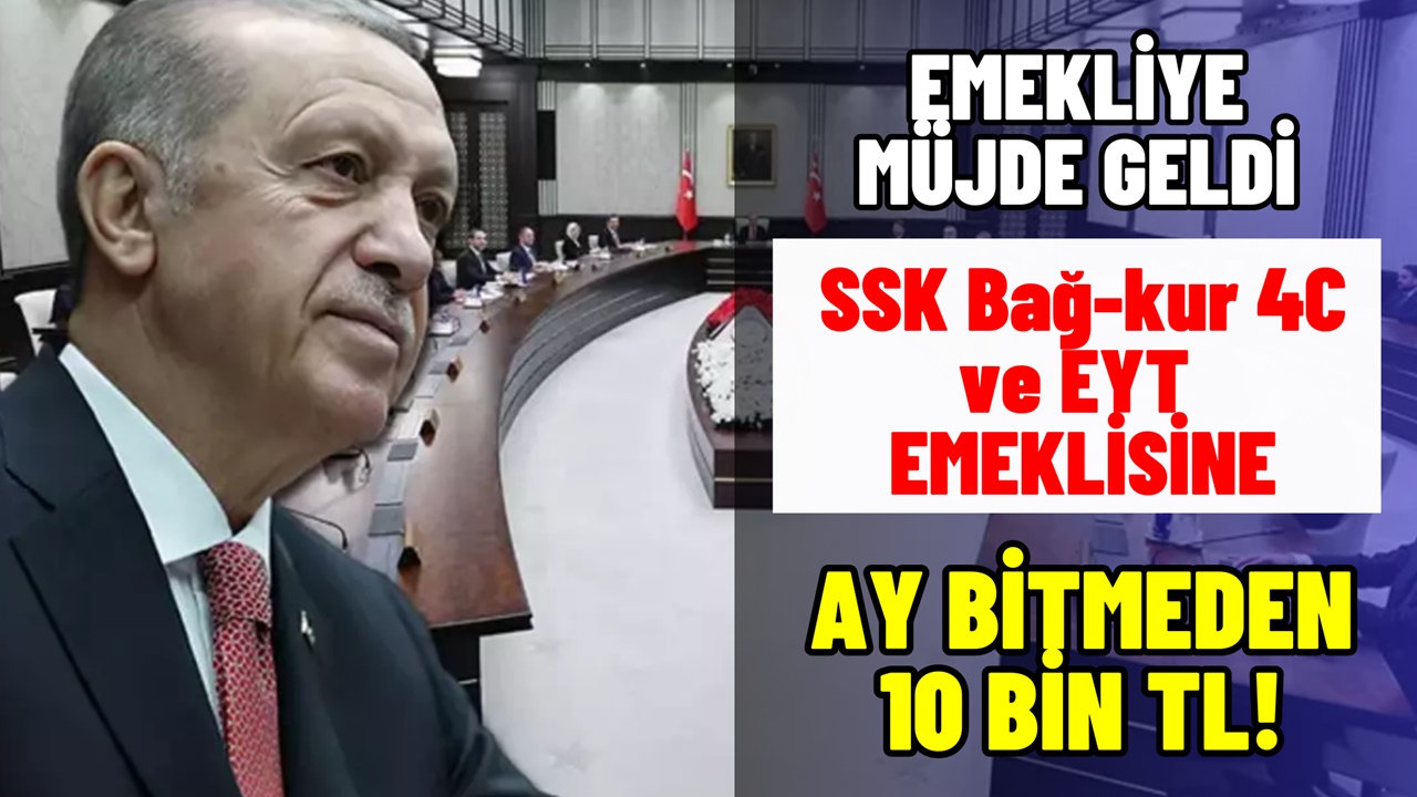 SSK Bağ-kur 4C ve EYT emeklisine Aralık ayı bitmeden 10.000 TL ikramiye geliyor