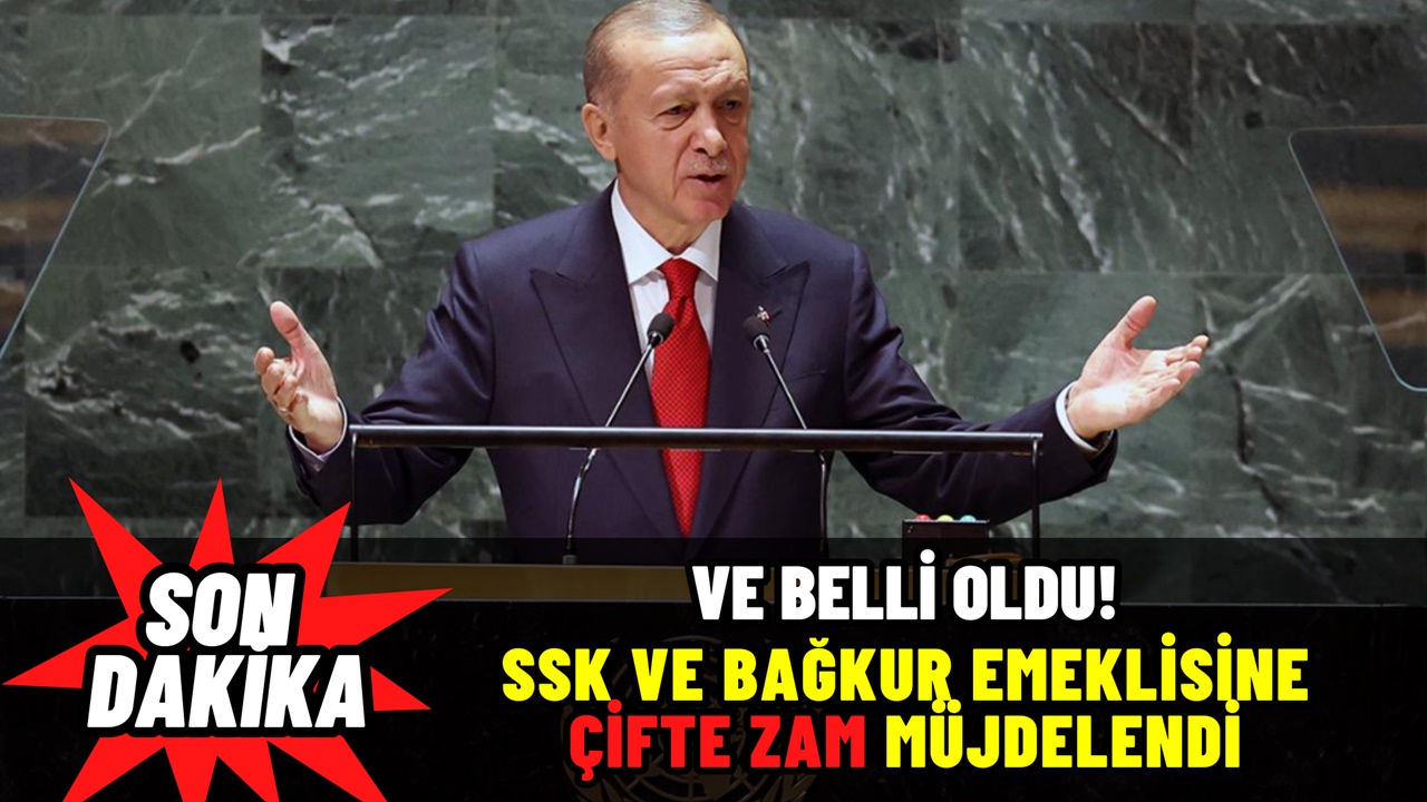 Emekliler yeni yıla ÇİFTE ZAM ile girecek