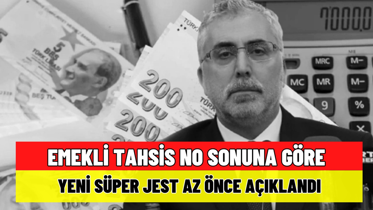 Emekli tahsis no sonu 0, 2, 4, 6, 8 olanlara yeni süper jest açıklandı! SSK ve Bağ-Kur emeklisi için müjde