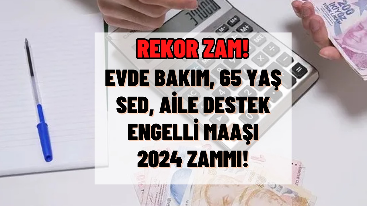 65 yaş aylığı, engelli maaşı, evde bakım aylığı yeni zamlı maaşlar belli oldu! Yeni yıl müjdeyle geliyor