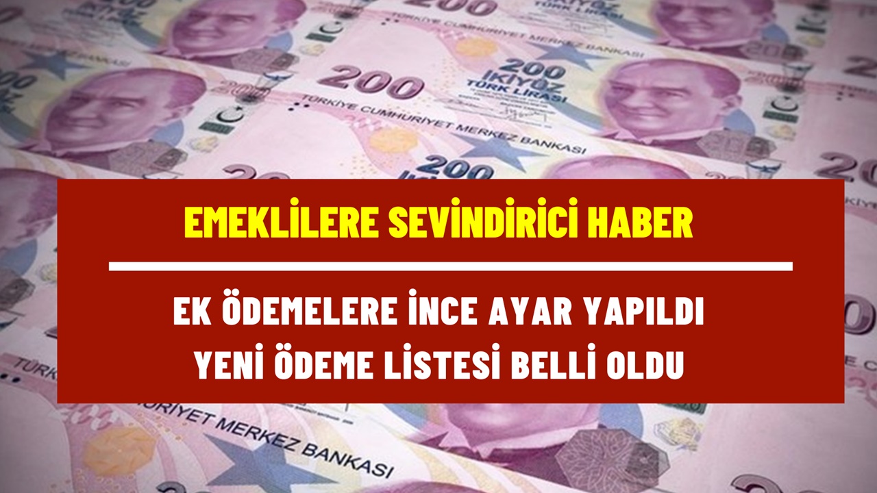 Emekliye ek ödemelere ince ayar! Zamlı promosyon listesi tek tek açıklandı