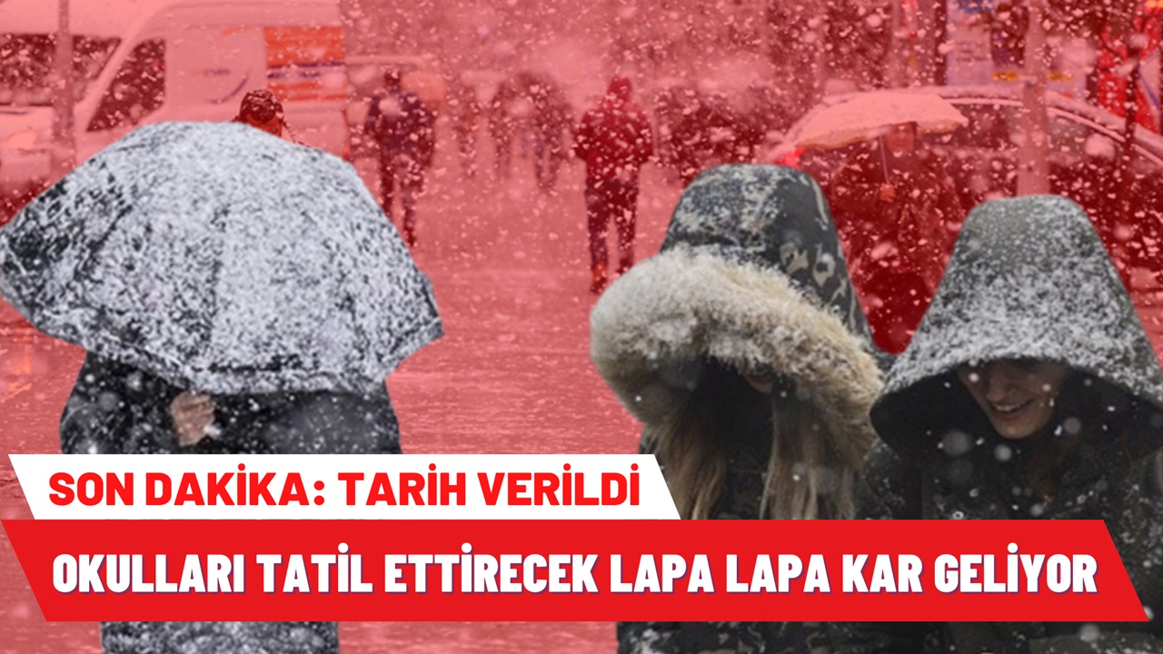 Okulları tatil ettirecek kar geliyor! Tarih belli oldu, lapa lapa kar yağacak, göz gözü görmeyecek