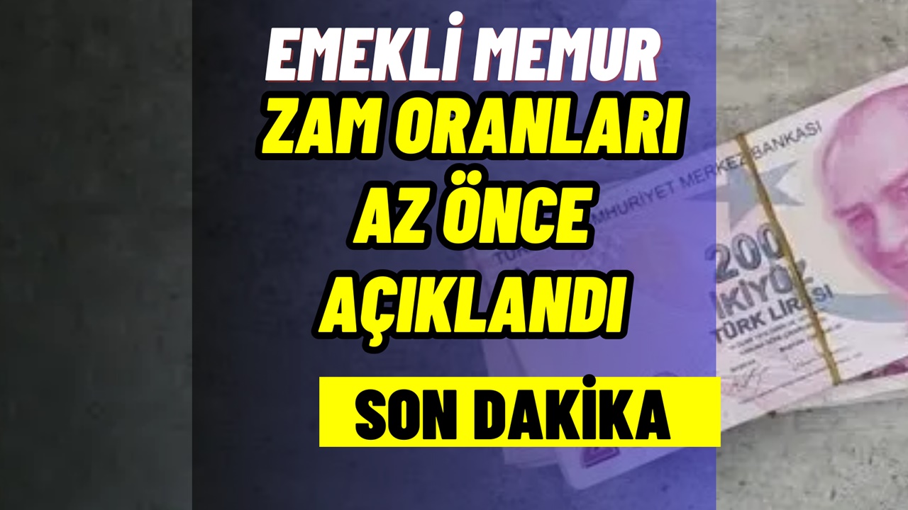 Emekli memur zam oranı açıklandı! Cumhurbaşkanı Yardımcısı yeni maaşları duyurdu