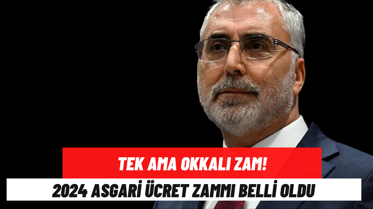 Tek ama rekor zam! 2024 yeni asgari ücret belli oldu