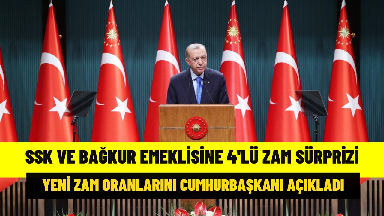 Emekliye Ocak sürprizi! SSK ve Bağ-Kur emeklisine 4'lü ZAM GELİYOR