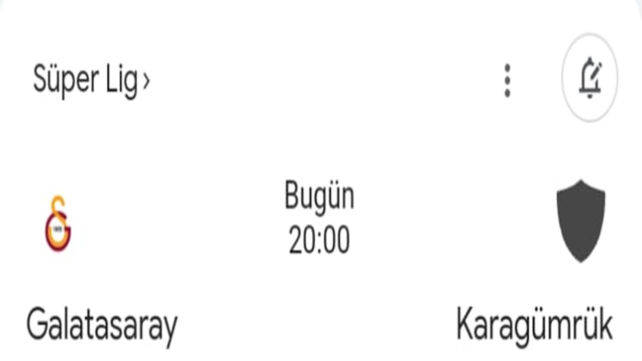 Galatasaray Karagümrük ilk 11’ler geldi! Galatasaray Karagümrük maç kadrosu açıklandı