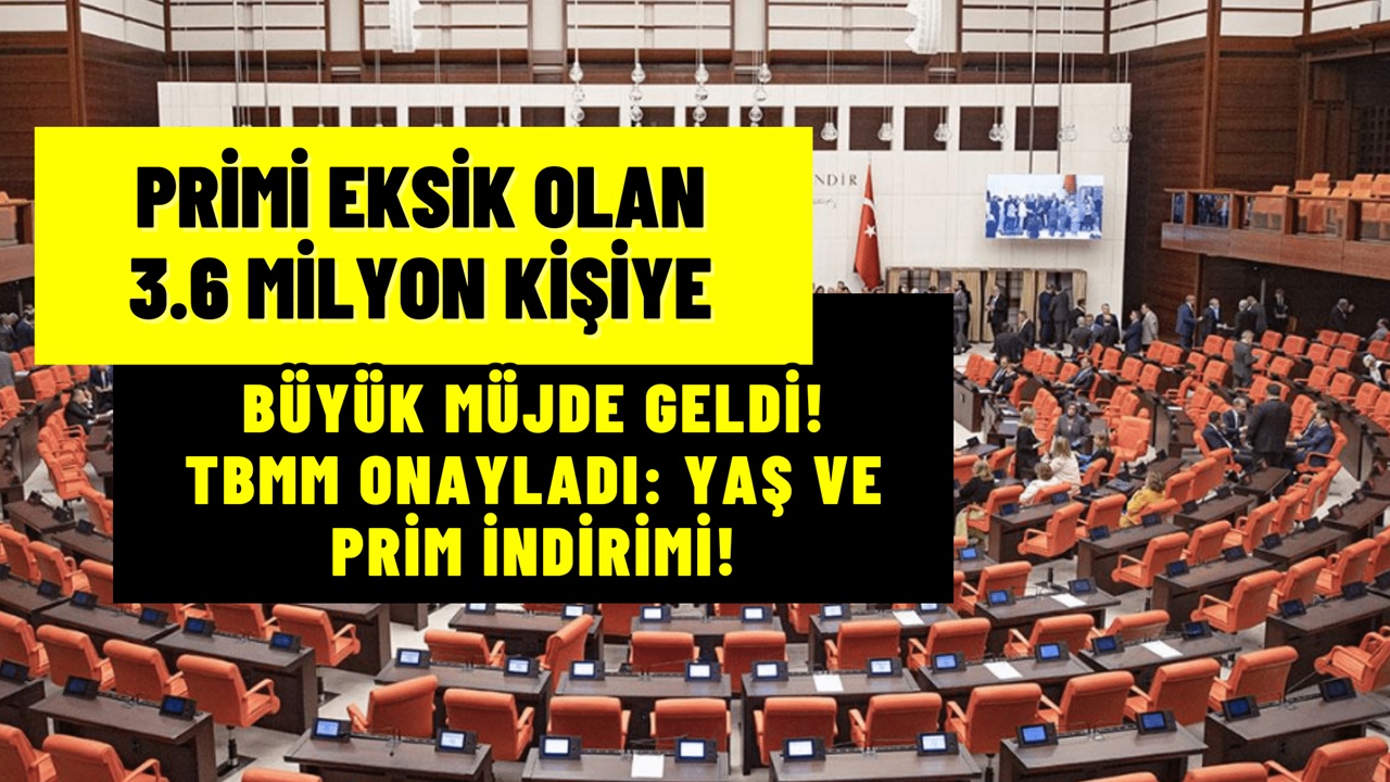 Eksik primi olan 3.5 milyon çalışana yaş ve prim indirimi geliyor