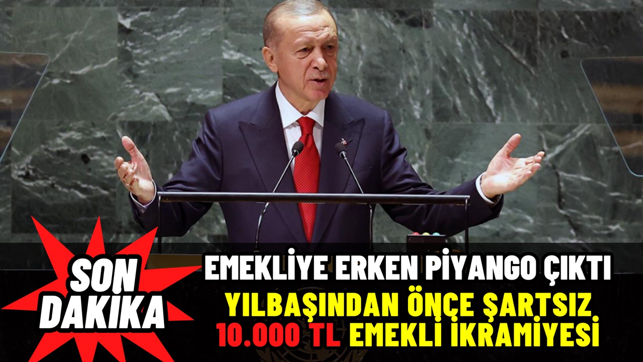 Emekliye resmen piyango vurdu! Şartsız şurtsuz 10.000 TL İKRAMİYE