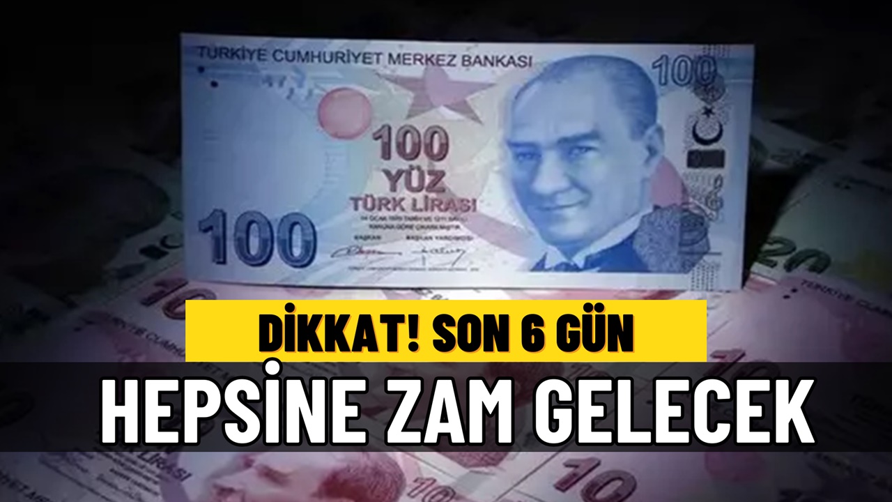 SON 6 GÜN! Pasaport harcı, ehliyet ücreti, trafik cezası hepsine kallavi zam gelecek