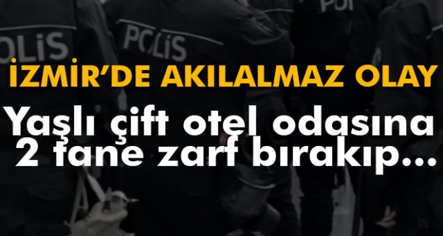 Çeşme'de yaşlı çift mektup yazıp intihar etti