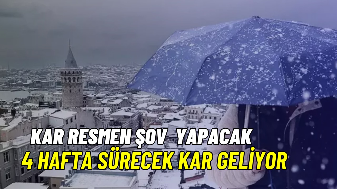 Kar resmen şov yapacak! O tarihte geliyor, İstanbul’a büyük müjde