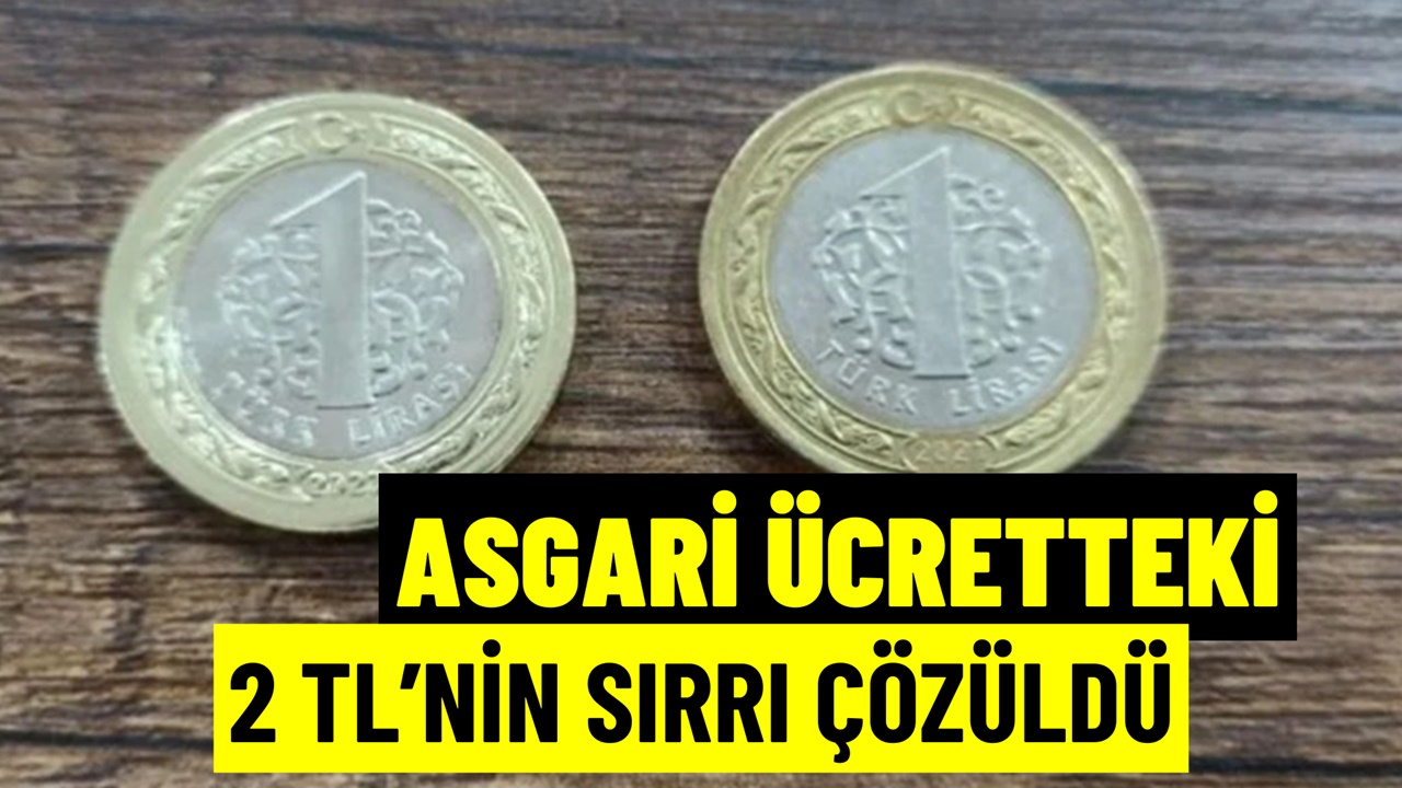 Asgari ücrette 2 TL'nin sırrı çözüldü! Sosyal medyada gündem olmuştu