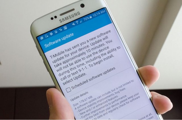Samsung Galaxy S6'da güncelleme sonrası hata