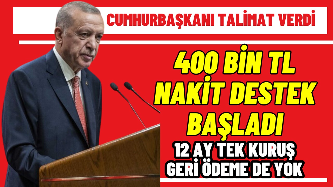 400.000 TL'yi Cebine Koyan 12 Ay Tek Kuruş Geri Ödemiyor! 60 Ay Vade Ve Düşük Faiz De Cabası Oluyor