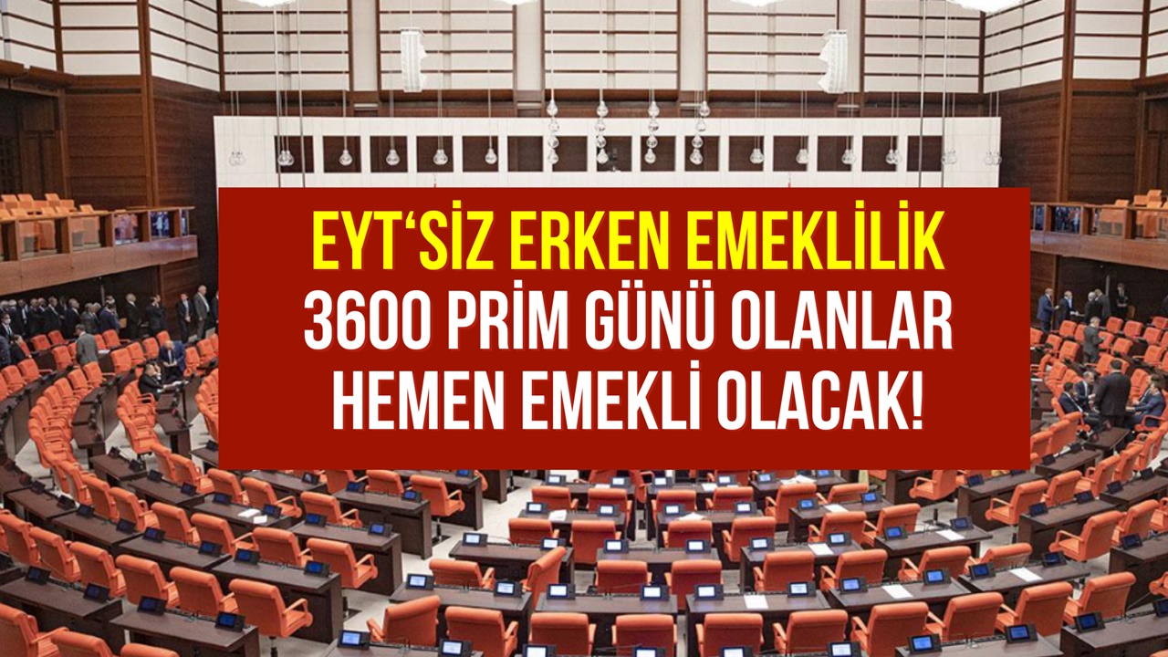 3600 Primle Kısmi Emeklilik Kapıda: 4A-4B-4C'ler İçin EYT'siz Erken Emeklilik Yolu Açılıyor!