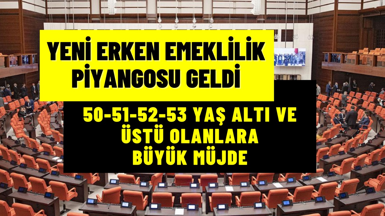 Erken Emeklilik Piyangosu 50-51-52-53 Yaş Altı ve Üstü Olanlara Vurdu! Yeni Şablon Ortaya Çıktı