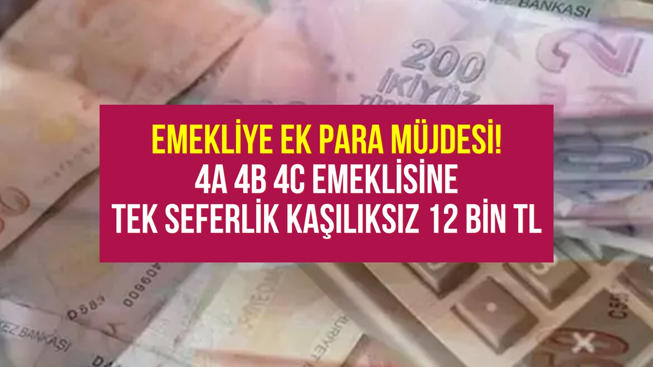 Emekliye Tek Seferlik 12.500 TL İkramiye Ödemesi! Açıklama Şimdi Geldi