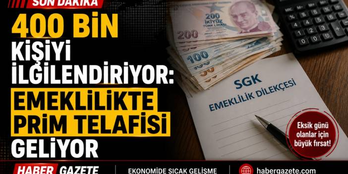 400 bin kişiyi ilgilendiriyor: Emeklilikte prim telafisi geliyor